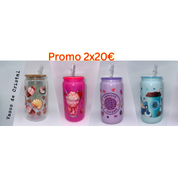Vasos de cristal 2x20€