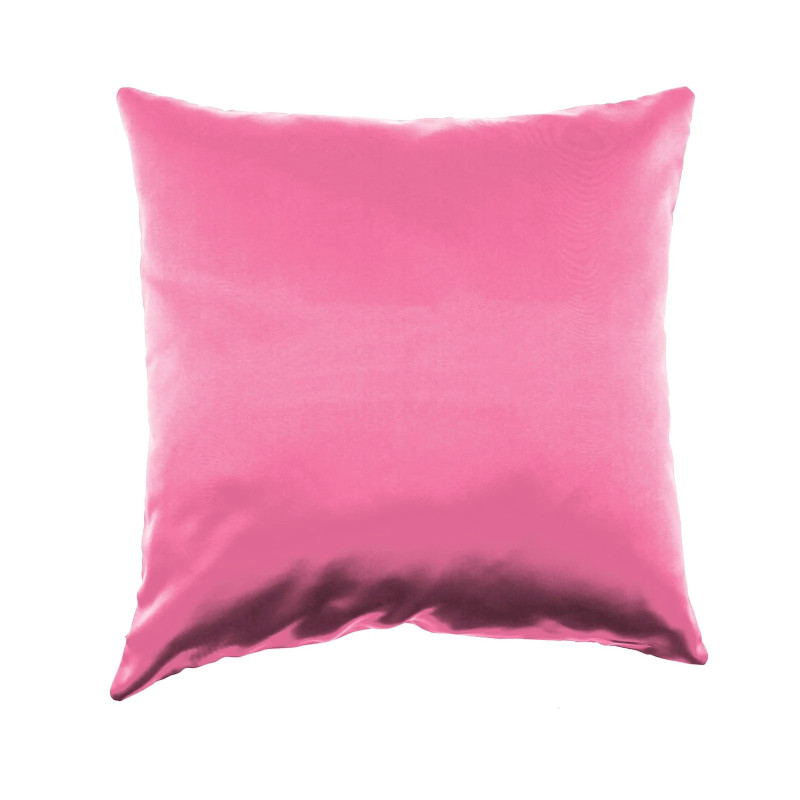 Funda de almohada cara color, cara blanca