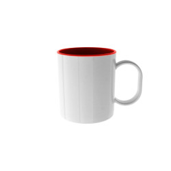 Taza de plástico Roja