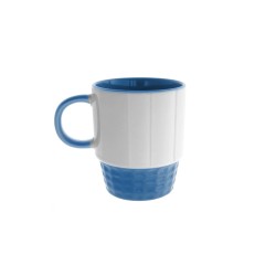 Taza Pin Up Celeste Porcelana