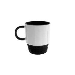 Taza Pin Up Negra Porcelana