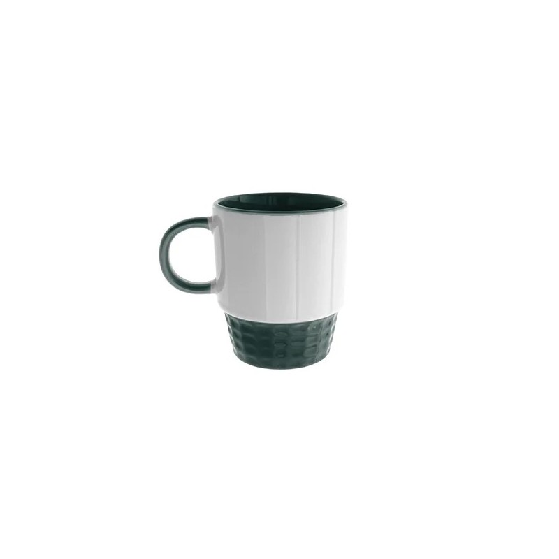 Taza Pin Up Verde Oscuro Porcelana Taza Pin Up Verde Oscuro Porcelana