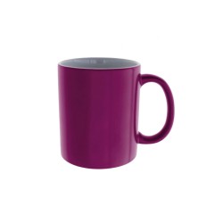 Taza Mágica Fucsia Porcelana