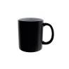 Taza Mágica Negra Porcelana