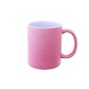 Taza Purpurina Rosa Porcelana